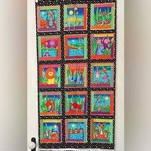 Jungle Things Quilt Panel